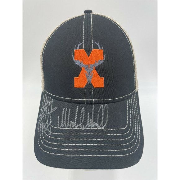 Bushnell Baseball Hat StrapBack Mesh Cap Signed By Nick Mundt & Michael Waddell - Picture 1 of 12